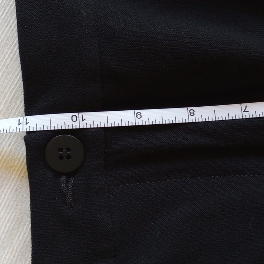 Eileen Fisher Petite Jersey Viscose Cropped Crepe Wide Leg Pants 12P Black - Picture 7 of 9